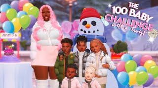 HUGE Birthday Party🎂🥳 2hr Special✨The 100 Baby Challenge with INFANTS👶🏾🍼 The Sims 4 12 [upl. by Dibru]