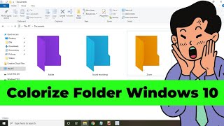 How to Colorize Folders in Windows 10  Free Folder Color Changer 2021 [upl. by Anert]