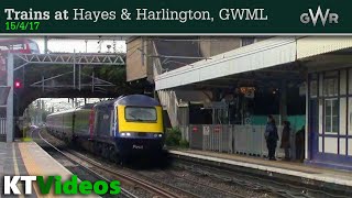 Trains at Hayes amp Harlington GWML  15417 [upl. by Sredna]