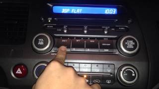 Honda civic fd stock stereo bass boost [upl. by Ekaterina]