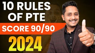 10 Rules of PTE to Score 9090 in 2024  Skills PTE Academic [upl. by Tiras39]