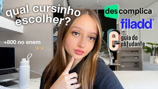 o melhor cursinho pré vestibular comparativo cursinhos para ENEM e vestibular [upl. by Khanna826]