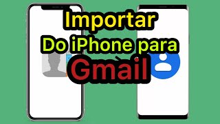 Pasar contactos de Android Gmail a iPhone ios Tutorial 2023 [upl. by Deraj150]