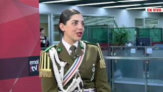 Primera tambor mayor de Carabineros quotSe les está abriendo paso a otras mujeres en la instituciónquot [upl. by Spalding]