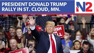 LIVE President Donald Trump campaign rally in St Cloud Minnesota  NEWSMAX2 [upl. by Ivgnout573]