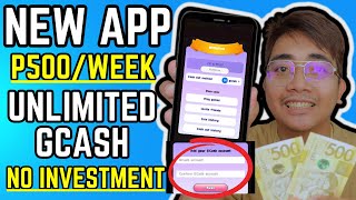 EARN FREE 500WEEK EARN FREE P500 GCASH LEGIT APP 2024 LEGIT EARNING APPLICATION SA GCASH PAYOUT NA [upl. by Bing]