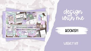 Design with Me  Bookish Weekly Kit [upl. by Cosenza]