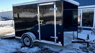 US Cargo 6x10 enclosed trailer on sale 2595 [upl. by Adnovaj931]