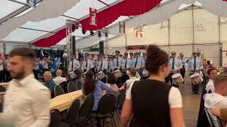 Schützenfest Grevenbroich 2024 Deutschlands Waffenehre Tambourcorps Neuenhausen und Elsen [upl. by Harwilll]