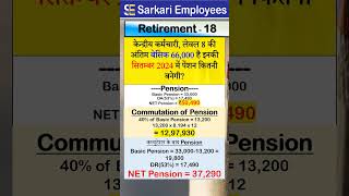 Retirement  018 Pension Commutation of Pension in Sep 2024 [upl. by Nerrol931]