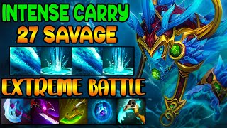 INTENSE CARRY MORPHLING  INSANE 27 SAVAGE  EXTREME BATTLE  DOTA 2 GAMEPLAY [upl. by Best]