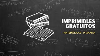 Imprimibles gratuitos de matemáticas  primaria [upl. by Nibram]