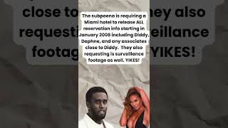 NEW SUBPOENA ISSUED TO DIDDY AND DAPHNE JOY [upl. by Refinney]