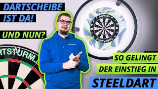 Dartscheibe ist da Und nun So gelingt der Einstieg in Steeldart 🎯 [upl. by Ayotahs320]