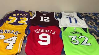 My NBA Jersey Collection 🔥 34 [upl. by Erleena]