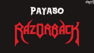 Razorback  Payaso Karaoke  Instrumental [upl. by Nairde]