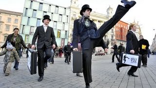 Silly Walk City March in Brno 2013 [upl. by Kennedy147]