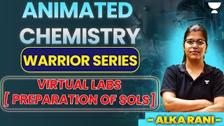 IIT  JAM 2025  Animated Chem  Warrior Series  Virtual Labs  Preparation of Sols  Alka Rani [upl. by Aracat232]