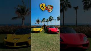 LaFerrari VS 918 Spyder ferrari laferrari porsche 918spyder drag kikegtr [upl. by Og158]