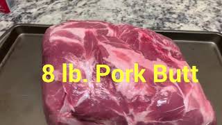 Minimax Big Green Egg Pork Butt [upl. by Clough]