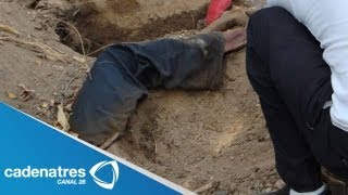 Continúan excavaciones en la fosa clandestina de Tlalmanalco Estado de México [upl. by Nibuz]