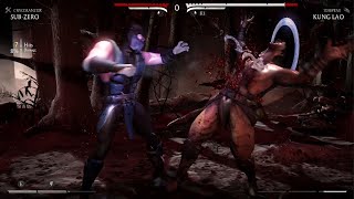 Mortal Kombat XL Sub Zero Klassic vs kung lao [upl. by Syla656]