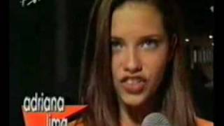 Adriana Lima with15 years old  Ford Modeling Contest [upl. by Annenn]