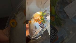 How to make steam fish in a rice cooker  delicious steam fish at Home shorts viralshorts fish [upl. by Eilatam416]