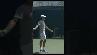 Roger Federer practice hitting [upl. by Darrill297]