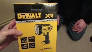 Dewalt DCL510NXJ 108V Compact LED Flashlight [upl. by Mylan]