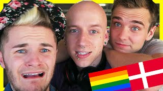 Gay British YouTubers Invade Denmark  Copenhagen Vlogs [upl. by Annhej]