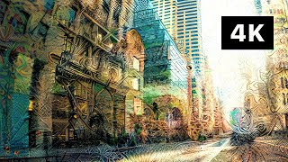 Trippy NYC a Psychedelic Experience amp DMT Visuals 4K [upl. by Erkan307]