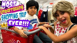 Embarrassing Shopping Trip Skits  Miss Mom Vlogs  Sketch Comedy  GEM Sisters [upl. by Adnyleb840]