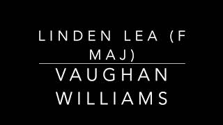 Linden Lea  Vaughan Williams piano accompaniment [upl. by Milburr]