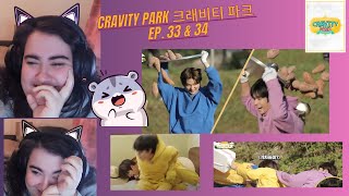 CRAVITY PARK 크래비티 파크 EP 33 amp 34  I cant stop laughing  REACTION [upl. by Saundra730]