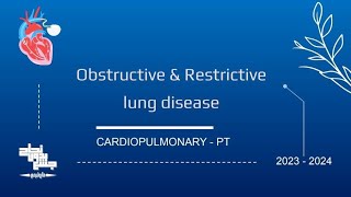 Restrictive lung disease  lec 5  part 2  Cardiopulmonary PT [upl. by Dlopoel]