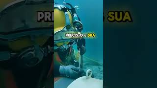 Soldadores submarinos um tipo de trabalho especial super perigoso merecem 👍 curtidas náutica s [upl. by Quiteri]