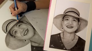 MY CHARCOAL DRAWING  watch till the end [upl. by Roze488]