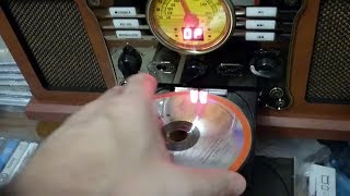 Sunstech PXRC5CD Turntable  Playing a CD [upl. by Haydon846]