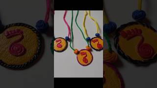 Clay jewellery making ✨diy clayjewelry art shorts viralvideo trending [upl. by Brasca]