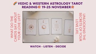 🌈 Vedic amp Western Astrology Tarot Reading💥 1925 November💥 [upl. by Ahselrac]