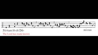 Viderunt omnes anonymous monophonic plainchant [upl. by Sawyor]