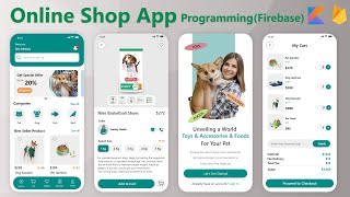 Online Shop Android Studio Project Kotlin MVVM amp Firebase  Ecommerce Programming [upl. by Penthea699]