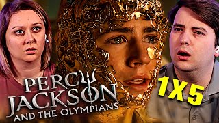 PERCY JACKSON AND THE OLYMPIANS 2023 1X5 REACTION  Rick Riordan  Disney [upl. by Dibri312]