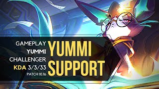 YUMMI SUP VS SENNA  CHALLENGER  KDA 3333  PATCH 1016 [upl. by Nicolais]