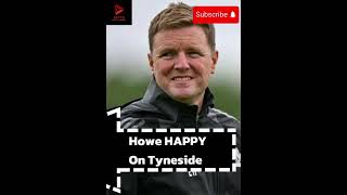 Eddie Howe HAPPY AT NEWCASTLE ⚽️ premierleague newcastleunited [upl. by Lisab]