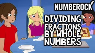 Dividing Fractions by Whole Numbers Song [upl. by Valorie]