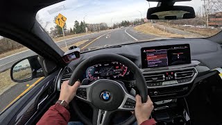 2024 BMW X4 M40i  POV Test Drive  060 [upl. by Siblee270]