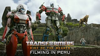 Transformers Rise of the Beasts  Filming in Peru Featurette  Anthony Ramos Dominique Fishback [upl. by Reggy]