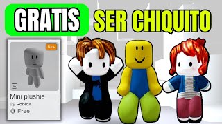 GRATIS COMO SER CHIQUITO GRATIS en ROBLOX 2024 mini plushie [upl. by Clyte]